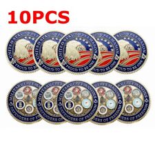 10pcs Masonic Freemason Master US Military Marine Army Air Force Challenge Coin picture