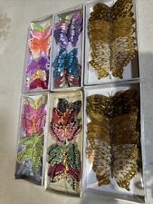 6 Boxes Of Artificial Butterflies Brand New picture
