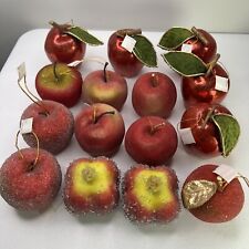 15 NEW Vtg NOS Apple Ornaments Variety Lot Apple Persimmon picture