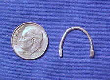SULSER SADDLERY Traditional 1:9 Scale ROUND BAR ONE EAR PIECE in White Bronze picture