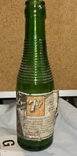 Rare Montgomery Alabama Paper Label 7 Up Bottle. Ribbed Neck Dr Pepper Bottling picture