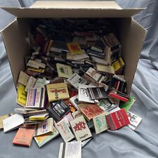 Huge Lot of Vintage Matchbooks Large Collection Of Hundreds 6.2 Pounds picture