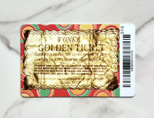 Dave and Buster's Willy Wonka RARE Golden Ticket Card picture