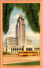 Postcard City Hall, Los Angeles, California CA picture