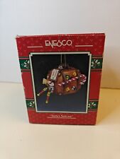 1990 Enesco Treasury of Christmas Ornaments Santa's Suitcase 566160 picture
