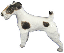 Rare Augarten Porcelain Original Period Dog Terrier Figurine Porzellan Hund Wien picture
