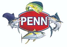 PENN FISHING STICKER OCEAN MIX DECAL LABEL DECAL LURE REEL TACKLE BOX USA picture