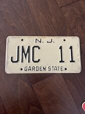 New Jersey 1959 Series Vintage Auto License Plate JIM MELTON JMC BMX picture