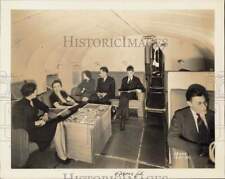 1938 Press Photo Passengers in the lounge room of a Boeing Model 156 - kfx51577 picture
