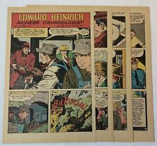 1971 six page cartoon story ~ EDWARD HEINRICH Pioneer Criminologist picture