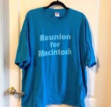 Vintage Macintosh T-shirt Mens Size 2XL XXL Apple Computers Mac Reunion Blue   picture