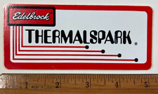 Original Vintage Edelbrock Thermalspark Sticker 2 1/4