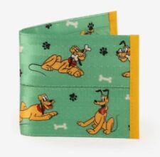 Brand New Harveys Seatbelt Disney Pluto Billfold BF Wallet Bill Fold picture