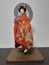 Japanese Traditional Maiko Doll in Luxurious Kimono Fabric - Handcrafted Collect picture