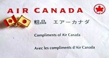 Compliments of AIR CANADA ( CANADA / JAPAN FLAGS ) PIN - 1998 Nagano Olympics picture