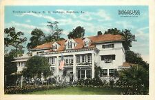 Vintage Postcard; Bogalusa LA Mayor Sullivan's Fancy Residence Washington Parish picture