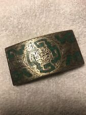 Vintage solid sterling silver Belt Buckle - Mexico picture