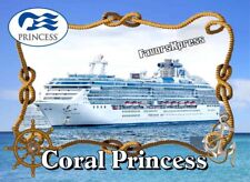 CORAL PRINCESS CRUISE SHIP PHOTO MAGNET 4 X 3 INCHES picture