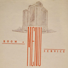 Vintage 1961 Schroeder Hotel Restaurant Room Service Menu Milwaukee Wisconsin picture