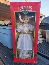Christmas Traditions Animated 24'' Angel Doll Vintage 1995 Matrix Industries BOX picture
