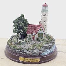 Vintage Thomas Kinkade Beacon Of Hope  Lighted Lighthouse Seaside Memories picture