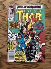 Mighty Thor #412 (Marvel 1989) 1st Team Appearance New Warriors Newsstand NM picture