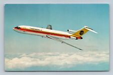 Continental Airlines, Continental 727 Trijet Postcard picture