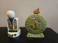 1972 & 1981 Greater Greensboro Golf  Open Whisky Decanters Empty picture