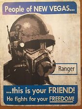 Tin Sign Vintage Fallout People Of New Vegas This Is Your Friend picture