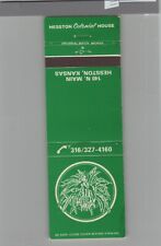 Matchbook Cover Heston Colonial House Hesston, KS picture
