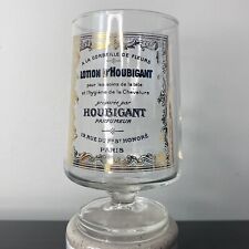Vintage Glycerine Houbigant Parfumeur Paris Pedestal Cocktail Drinking Glass picture