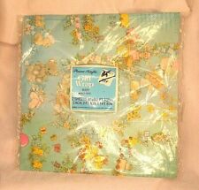 Vintage Pleasant Thoughts Gift Wrap Sheets Baby Theme One Sheet Half Package picture