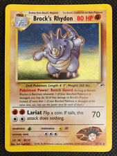 Brock's Rhydon - Gym Heroes 2/132 - English - HOLO - Excellent picture