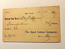 1908 The Spool Cotton Company New York Advertising Card picture