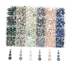 Natural Round Stone Beads About 720pcs Genuine Real 4/6/8/10mm mix-24 Color B picture