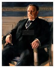 PRESIDENT WILLIAM HOWARD TAFT OFFICIAL PRESIDENTIAL PAINTING 8X10 PHOTO picture