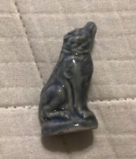 Wade Whimsies Red Rose Tea Figurine Figure England Animal Grey Timber Wolf Rare picture
