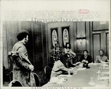 1971 Press Photo Jesse Jackson meets with Southern Christian officials, Illinois picture