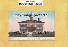 CT Naugatuck 1907 antique postcard PROSPECT ST UNION SCHOOL DISTRICT education picture