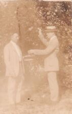 RPPC Postcard Men Picking Apples C. 1915 picture