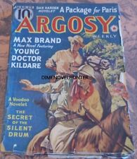 ARGOSY WEEKLY MARCH 1939 MAX BRAND  PULP MAGAZINE picture