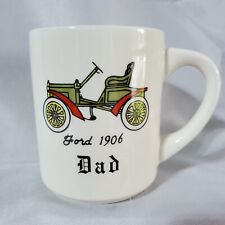 Vintage Ford 1906 Antique Classic Car  Personalized “Dad” Coffee Mug  picture