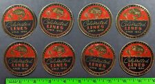 Vintage (Lot of 8) Hall Line Fishing Corporation Highland Mills New York Label picture