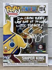 NEW SONNY STRAIT SIGNED FUNKO POP SNIPER KING #1514 CHALICE EXCLUSIVE W/ COA 1 picture