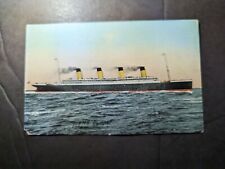 Mint England Ship Postcard White Star Line SS Olympic picture