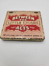 Vintage BETWEEN the ACTS Little CIGARS Hinged Advertising Tin  P. Lorillard Co. picture