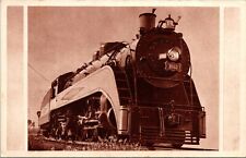 Vintage 1920s Sepia View Postcard Frisco Lines Locomotive 1062 Engine Exterior  picture