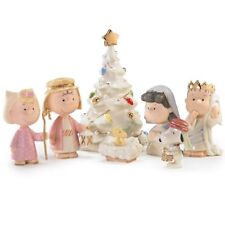 Peanuts 7-Piece Christmas Pageant Figurines, Multicolor picture