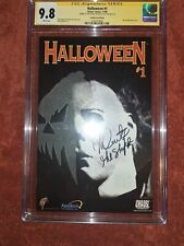 Halloween #1 CGC SS 9.8 Chaos Comics Glow in the Dark signed Nick Castle picture