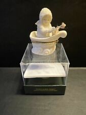Dept 56 Snowbabies Rock-A-bye Baby Porcelain Hinged Box ~ w /Original Box ~ picture